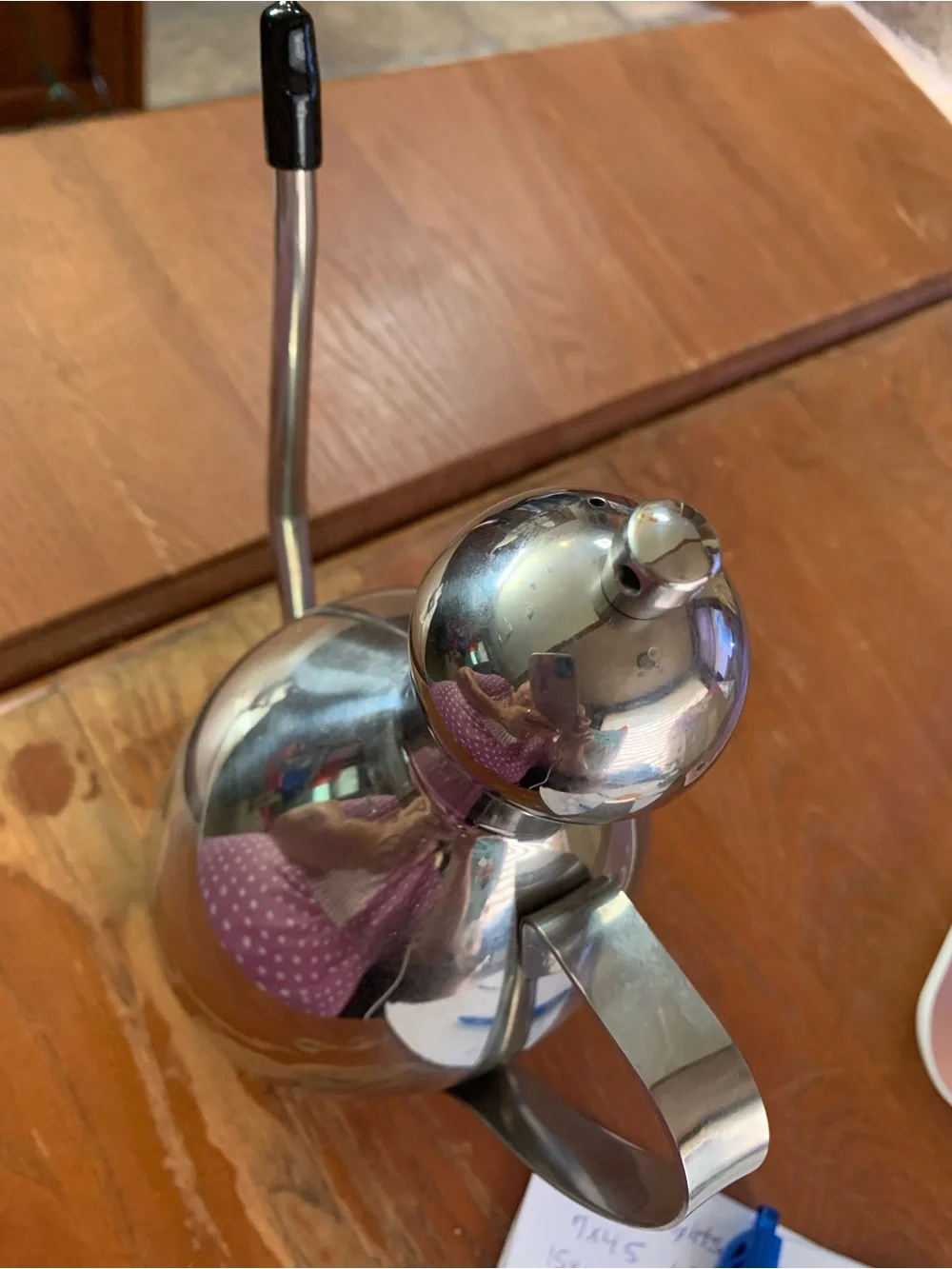 Polished Stainless Steel Oil & Vinegar Pourer - Silver